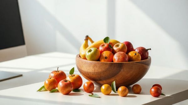 Les avantages d'une corbeille de fruits santé au travail